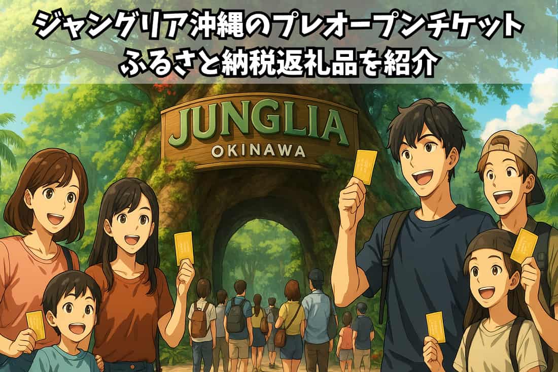 ジャングリア沖縄のプレオープンチケットとふるさと納税返礼品を紹介